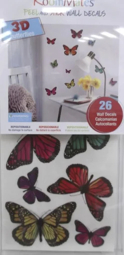 RoomMates Wandsticker - 3D Schmetterlinge