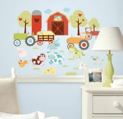 RoomMates Wandsticker - Farmtiere