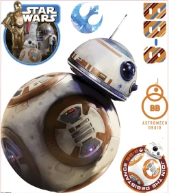 RoomMates Wandtattoo - Star Wars VII BB-9