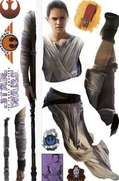 RoomMates Wandtattoo - Star Wars VII Rey