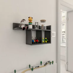 Room Wandregal | 100 % MELAMIN | Anthrazit