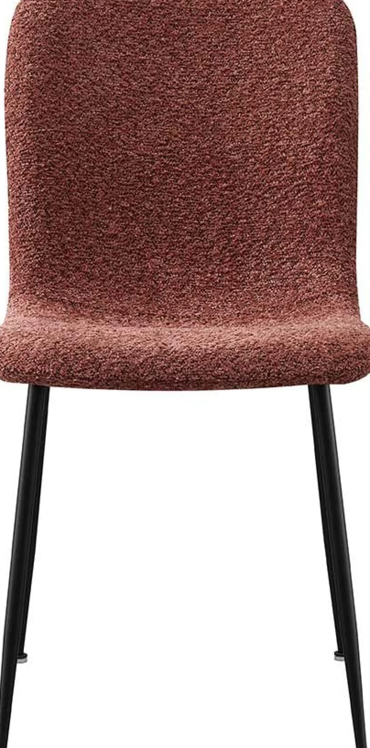 Rousseau Rosa Bouclé Stuhl Alice | Metallbeine | H81.5xB42xT57cm