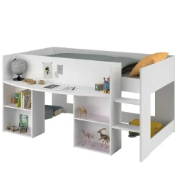 Kinder Parisot Rue-Schlafzimmer-Set | Halbhohe Schlafcouch und Kommode
