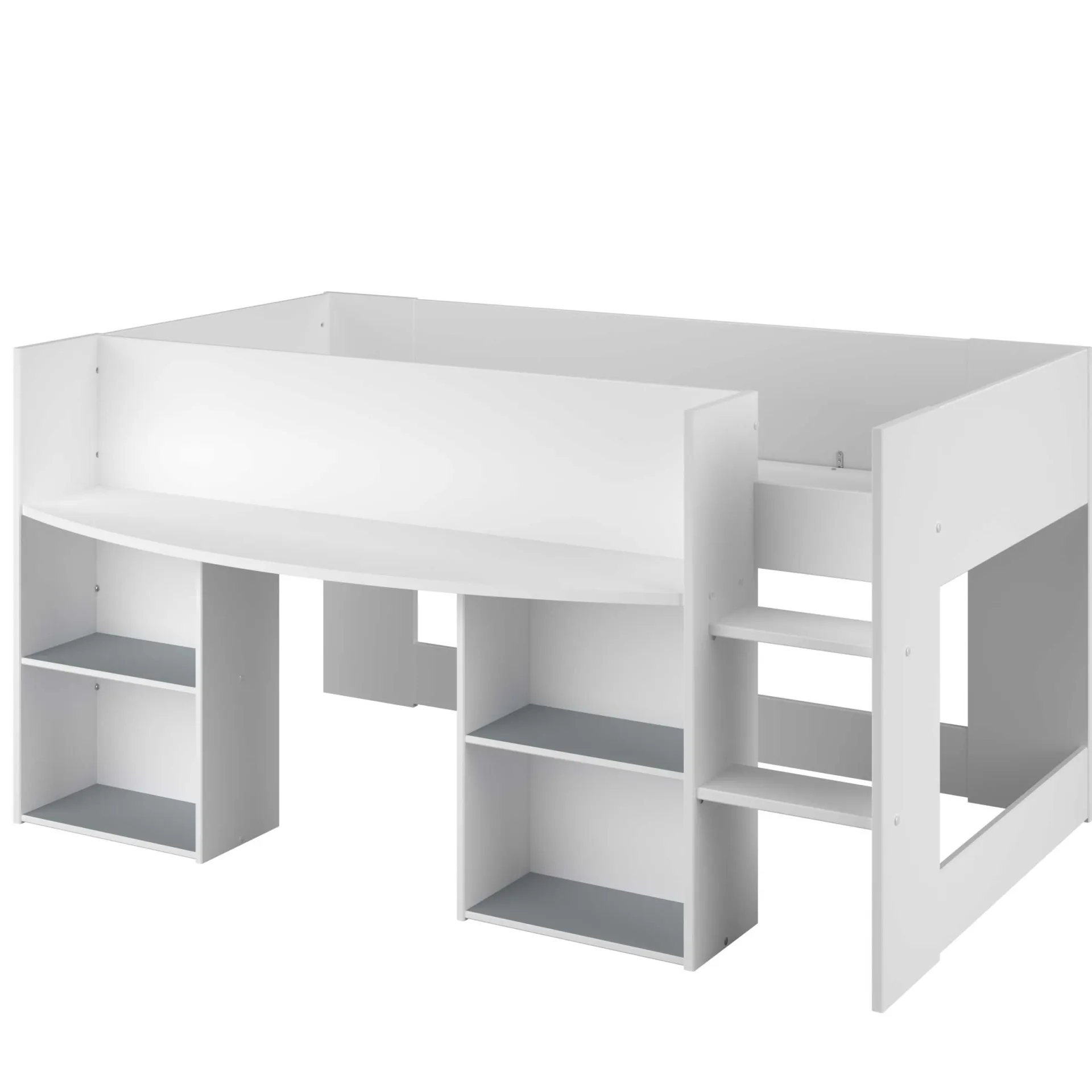 Kinder Parisot Rue-Schlafzimmer-Set | Halbhohe Schlafcouch und Kommode