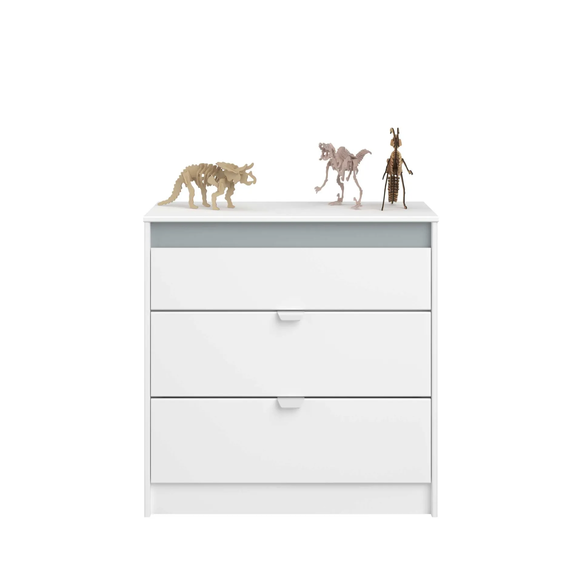 Kinder Parisot Rue-Schlafzimmer-Set | Halbhohe Schlafcouch und Kommode