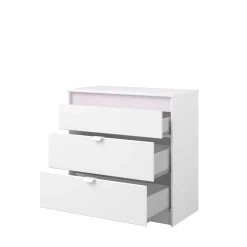Kinder Parisot Rue-Schlafzimmer-Set | Halbhohe Schlafcouch und Kommode