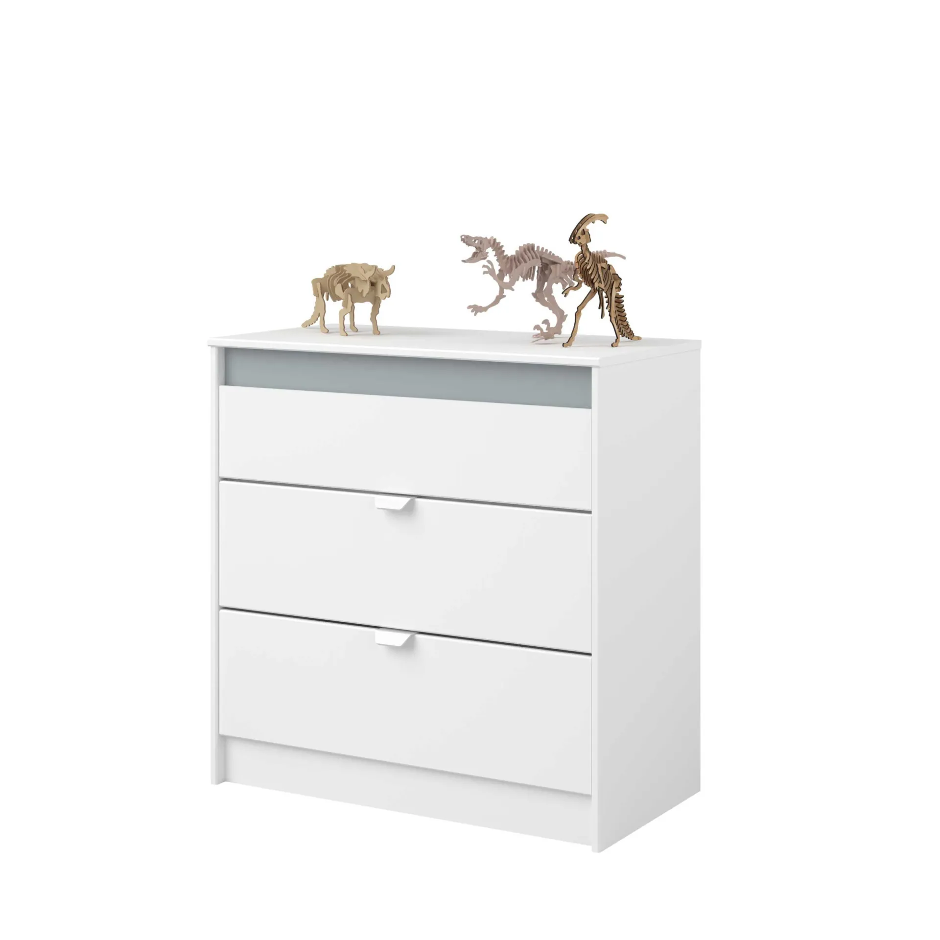 Kinder Parisot Rue-Schlafzimmer-Set | Halbhohe Schlafcouch und Kommode