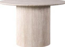 Rousseau Runder Esstisch Lagos - Ø120x76cm - Travertin
