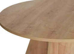 Emob Runder Esstisch Virella - Ø120x75cm - Eiche Dekor