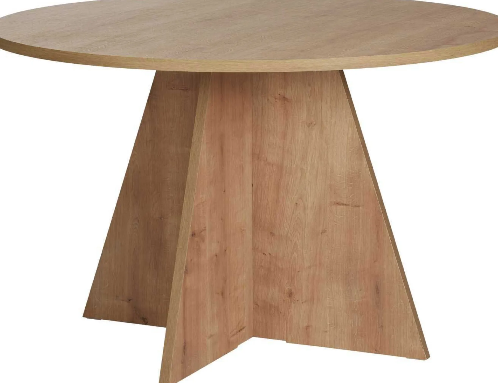 Emob Runder Esstisch Virella - Ø120x75cm - Eiche Dekor
