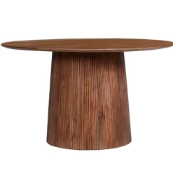 Rousseau Runder heller Tisch Miguel | Magnolienholz massiv | 76H x 130B x 130D cm