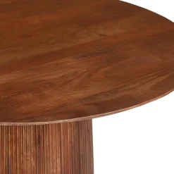Rousseau Runder heller Tisch Miguel | Magnolienholz massiv | 76H x 130B x 130D cm