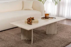 Emob Sabin Couchtisch | 100 % MELAMIN | Travertin