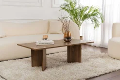 Emob Sabin Couchtisch | 100 % MELAMIN | Walnuss