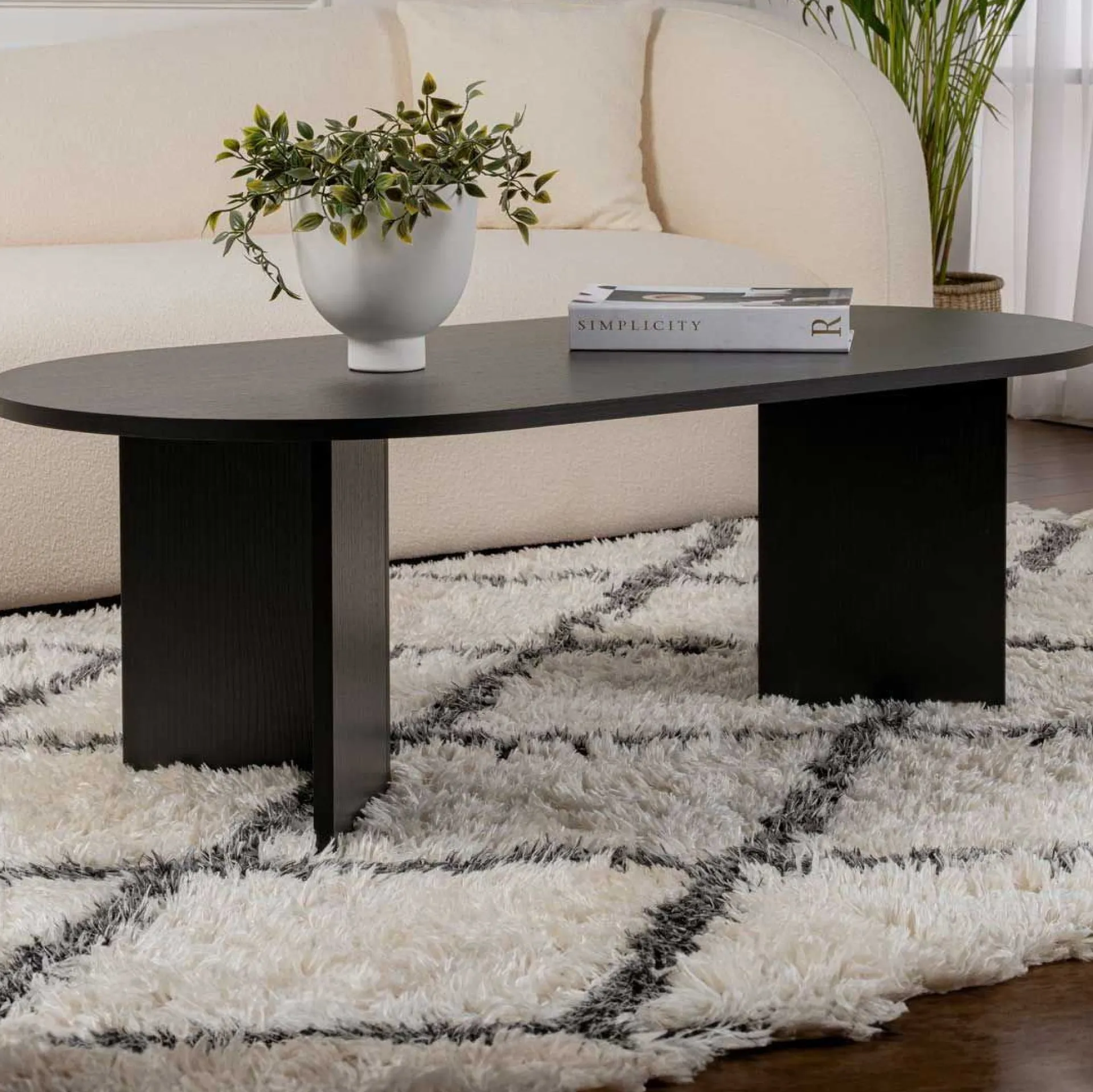 Emob Sable Couchtisch | 100% MELAMIN | Holz