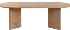 Emob Sable Couchtisch | 100 % MELAMIN | Saphir-Eiche