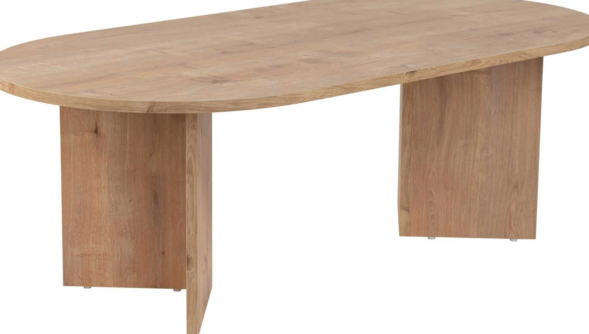 Emob Sable Couchtisch | 100 % MELAMIN | Saphir-Eiche