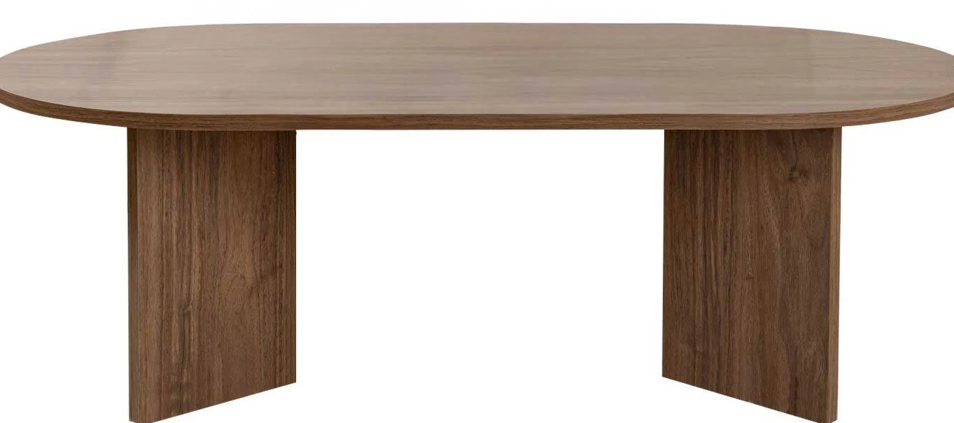 Emob Sable Couchtisch | 100 % MELAMIN | Walnuss