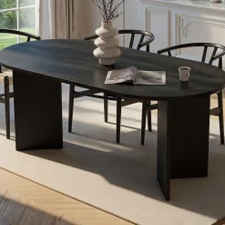 Emob Sablin Esstisch | 100% MELAMIN | Holz
