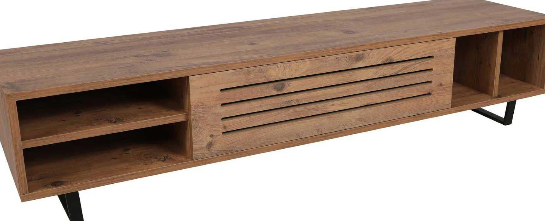 Safir TV-Ständer | 100 % MELAMIN | Atlantische Kiefer