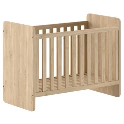 SammieBabyzimmer : Ausziehbett, Kommode mit Wickeltisch, Kleiderschrank - Eichendekor
