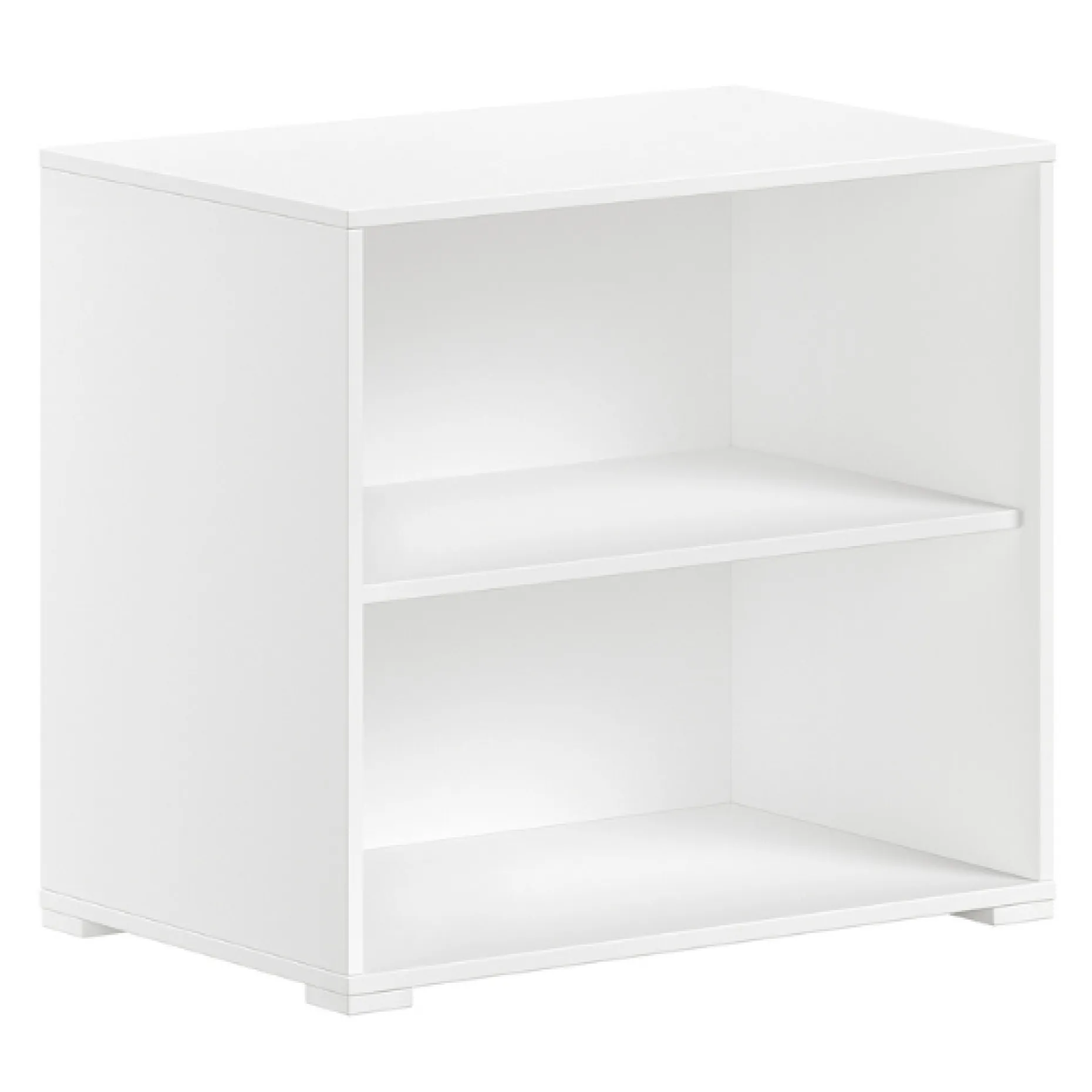 Sammie Halbhohes Bett 90x200cm - mit Schreibtisch und Stauraum - weiß