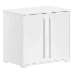 Sammie Halbhohes Bett 90x200cm - mit Schreibtisch und Kommode - weiß