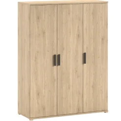Sammie Kleiderschrank - 150x59x199cm - 3 Türen - Eiche Dekor