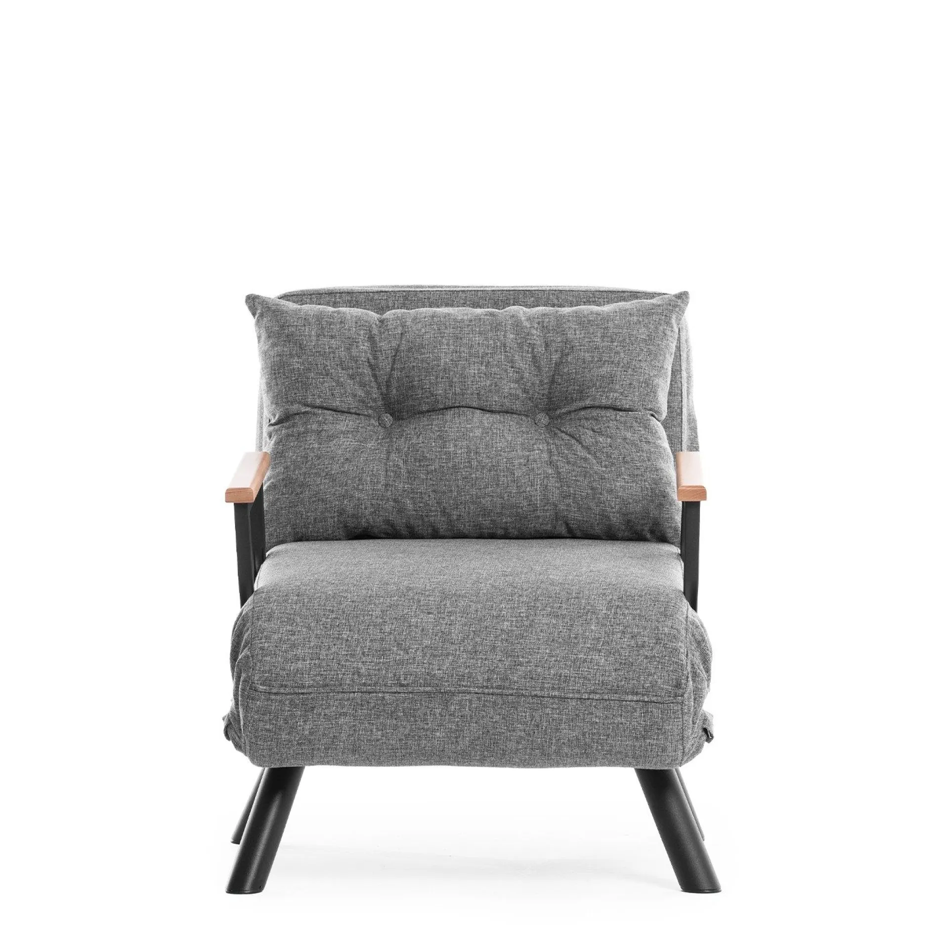 Emob Sando 1-Sitzer-Schlafsofa | Metallrahmen | Hell