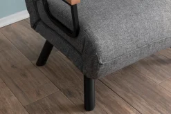 Emob Sando 1-Sitzer-Schlafsofa | Metallrahmen | Hell