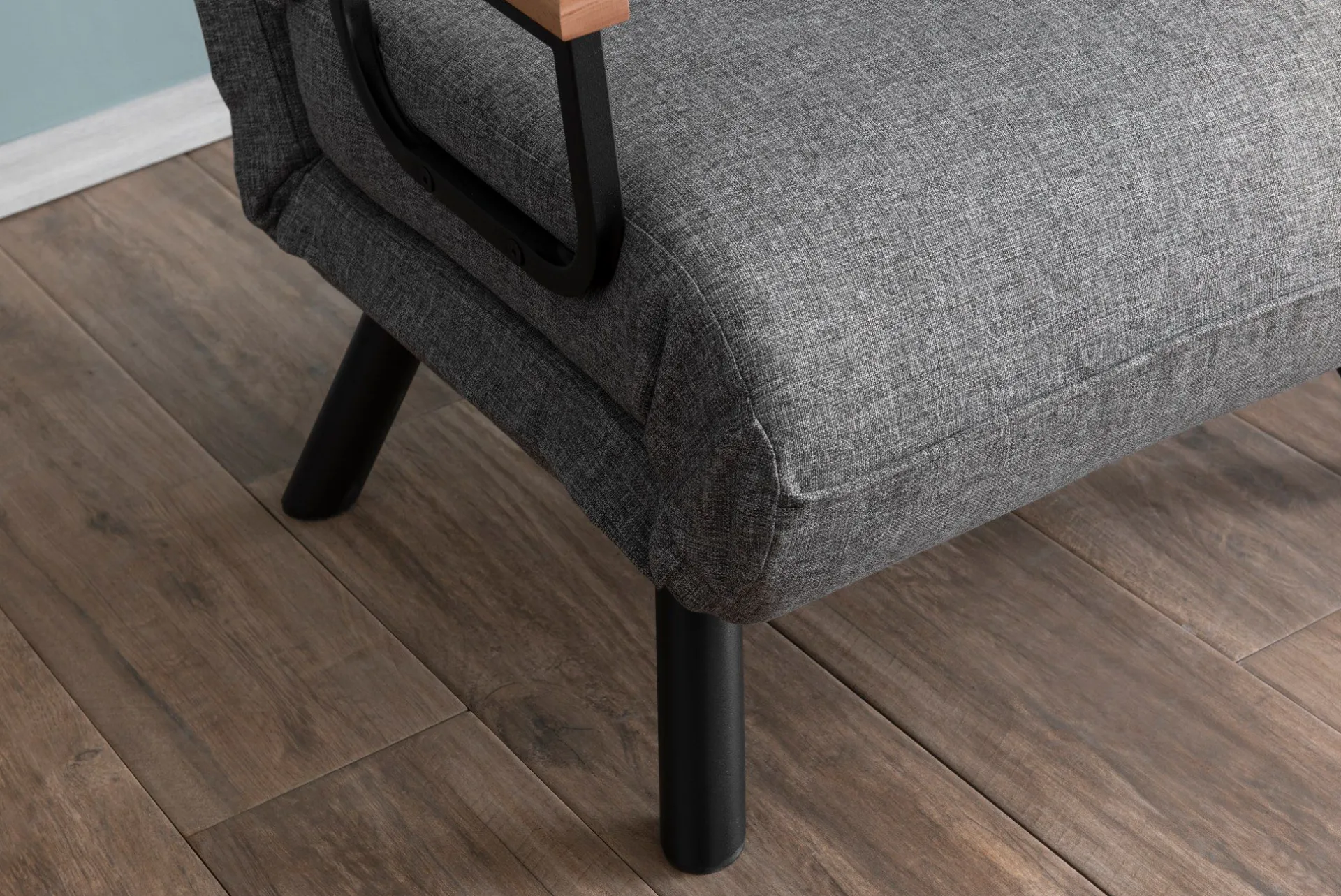 Emob Sando 1-Sitzer-Schlafsofa | Metallrahmen | Hell