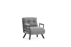 Emob Sando 1-Sitzer-Schlafsofa | Metallrahmen | Hell