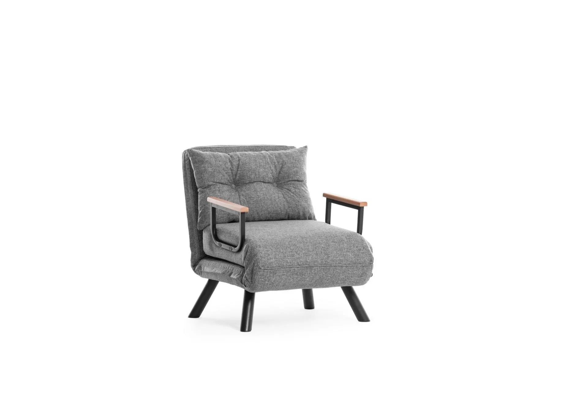 Emob Sando 1-Sitzer-Schlafsofa | Metallrahmen | Hell
