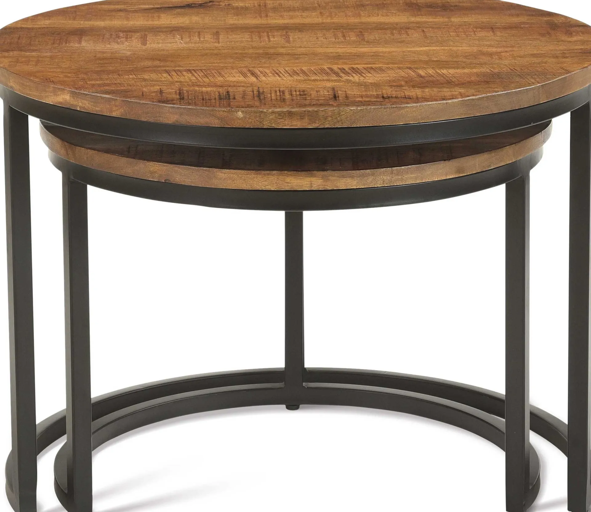 Rousseau Satz von 2 Couchtischen Gaja-Magnolienholz