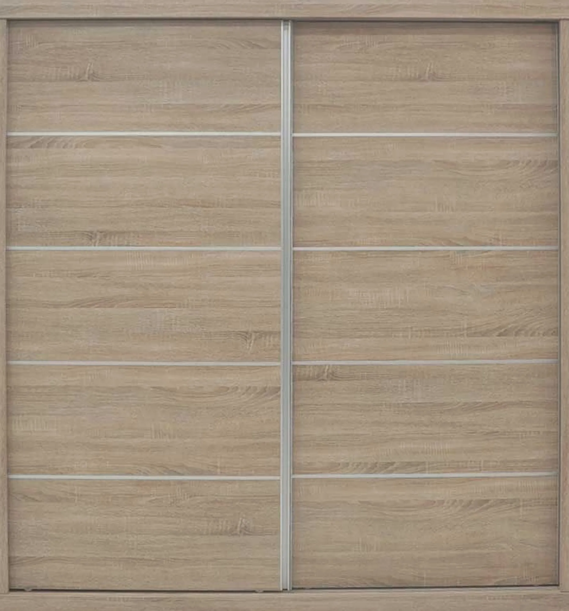 Schiebetürenschrank 'Mike' - Sonoma-Ausführung | H197,5 x B182,5 x T52,5 cm