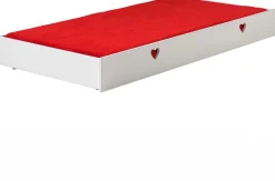 Schlafsofa Amori 90x200cm mit Bettkasten - weiß