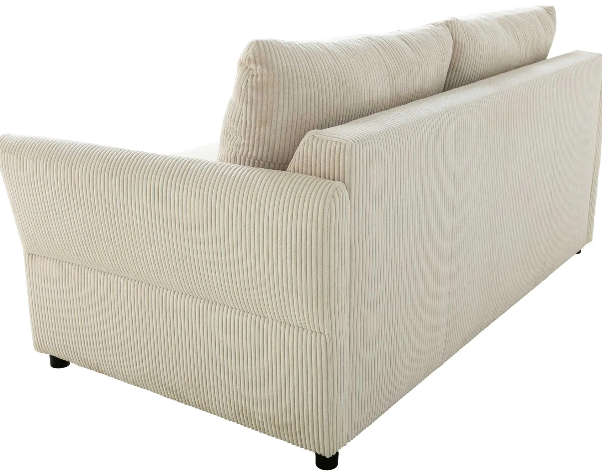 PGS Schlafsofa Maho - 178x96x85cm - gerippter Samt