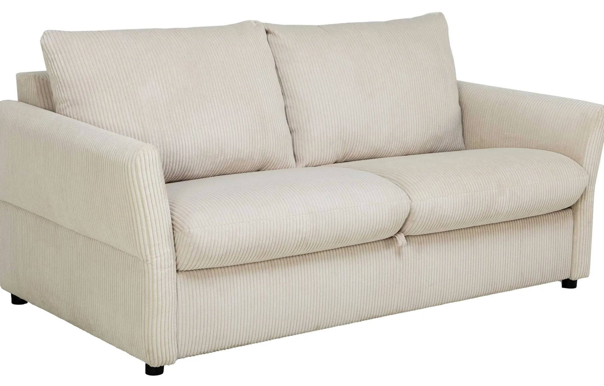 PGS Schlafsofa Maho - 178x96x85cm - gerippter Samt