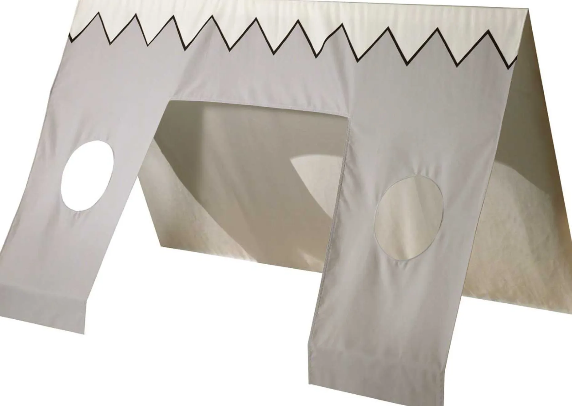 Schlafzelt Tipi Polyester - grau