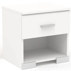 Schlafzimmerset Alma | Doppelbett, zwei Nachttische, Kleiderschrank