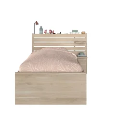 Schlafzimmerset Escale | Einzelbett, Nachttischschubladen-Set