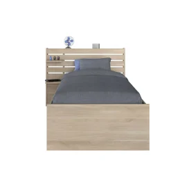Schlafzimmerset Escale | Einzelbett, Nachttischschubladen-Set