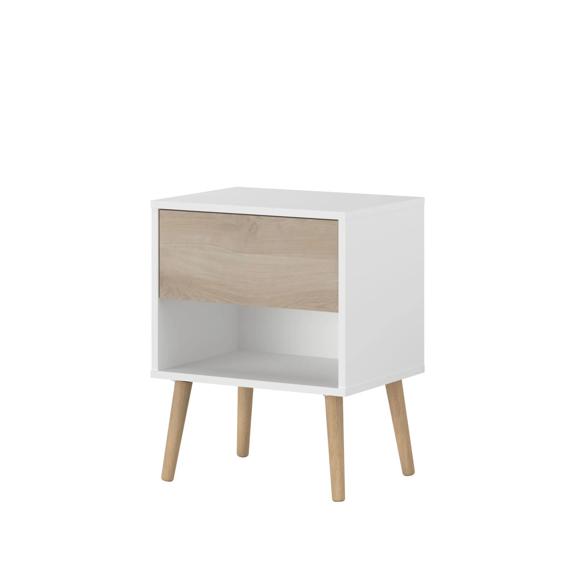 Gautier - Gami Schlafzimmerset Hardy | Doppelbett, Nachttisch | Eiche Design