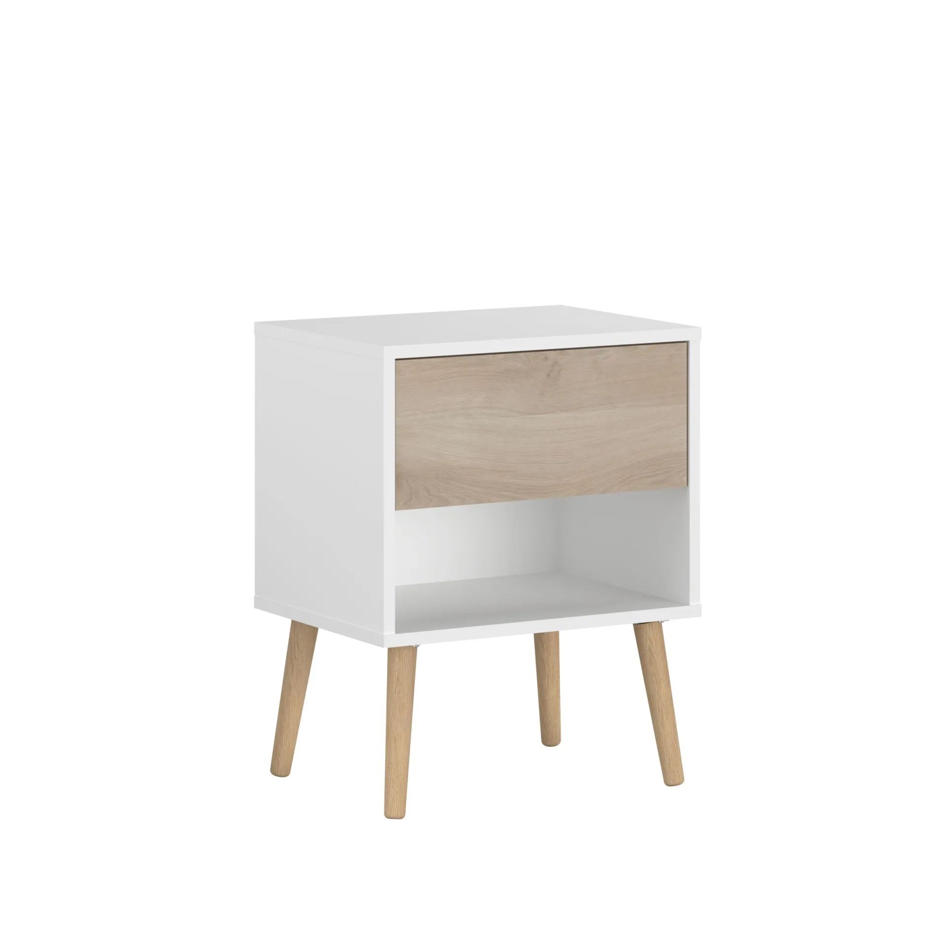 Gautier - Gami Schlafzimmerset Hardy | Doppelbett, Nachttisch | Eiche Design
