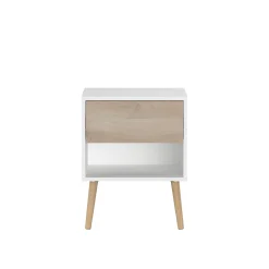 Gautier - Gami Schlafzimmerset Hardy | Doppelbett, Nachttisch | Eiche Design