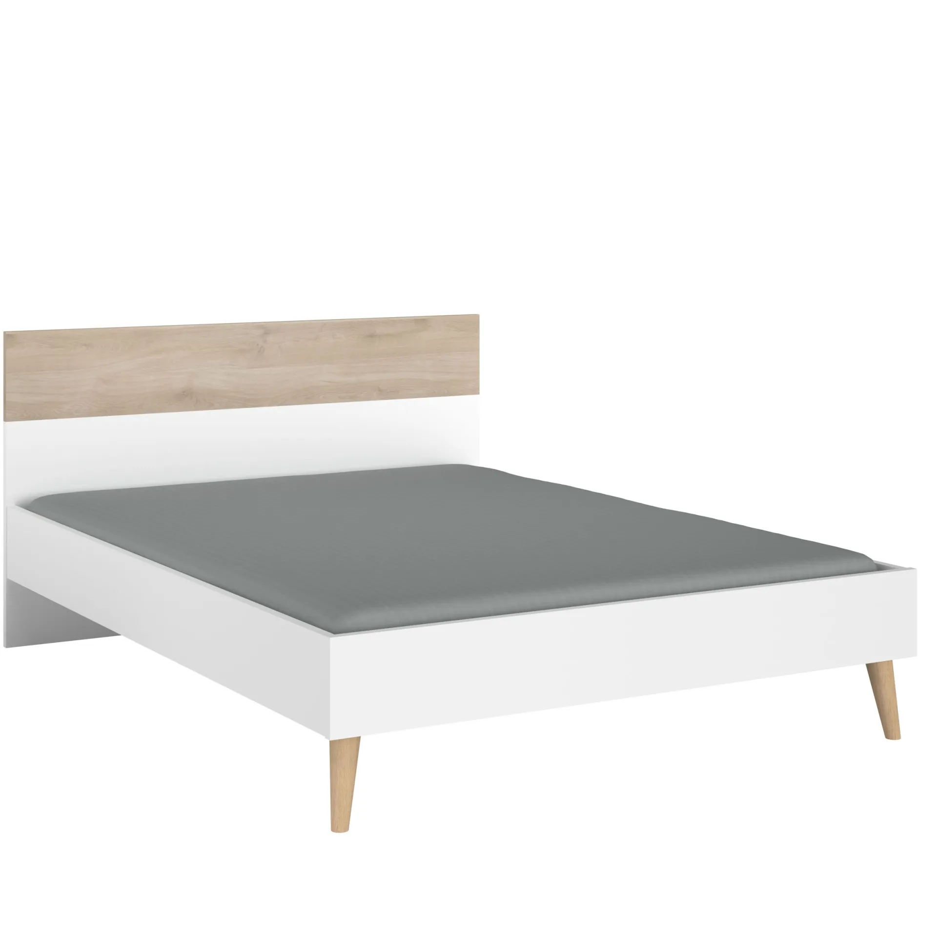 Gautier - Gami Schlafzimmerset Hardy | Doppelbett, Nachttisch | Eiche Design