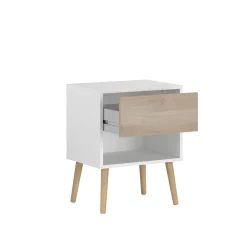Parisot Schlafzimmerset Hardy | Doppelbett, Nachttisch | Eiche Design