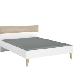 Parisot Schlafzimmerset Hardy | Doppelbett, Nachttisch | Eiche Design