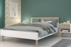 Parisot Schlafzimmerset Hardy | Doppelbett, Nachttisch | Eiche Design