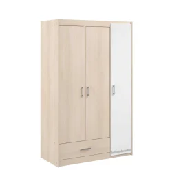 Parisot Schlafzimmer-Set Most | Doppelbett mit Stauraum, Kleiderschrank